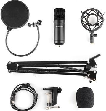 Sandberg - 126-07 - Streamer USB Microphone Kit - Zwart