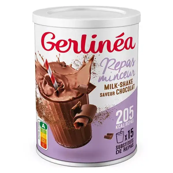 Milkshake de Chocolate Gerlinéa Slimming Meal 436g