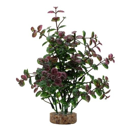 Planta artificial de bacopa, 20 cm, cor verde.