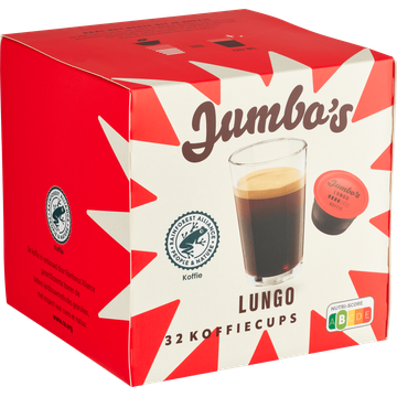 Jumbo's Lungo Dolce Gusto Compatible Koffiecups 32 Stuks