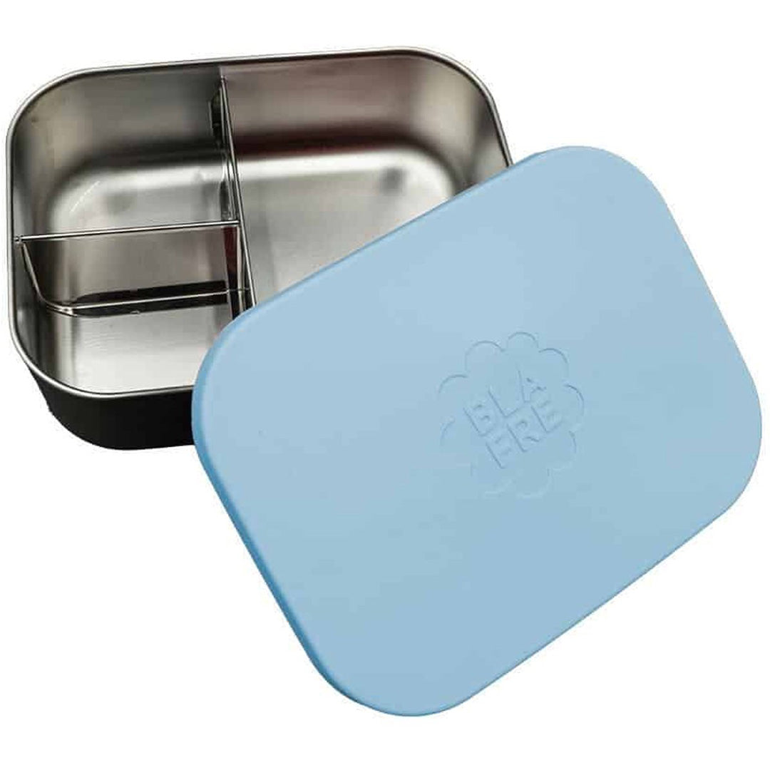 blafre rvs lunchbox - blauw