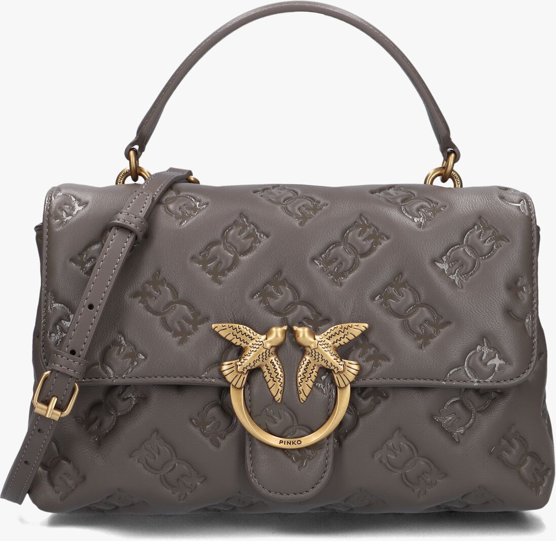taupe pinko schoudertas love lady puff