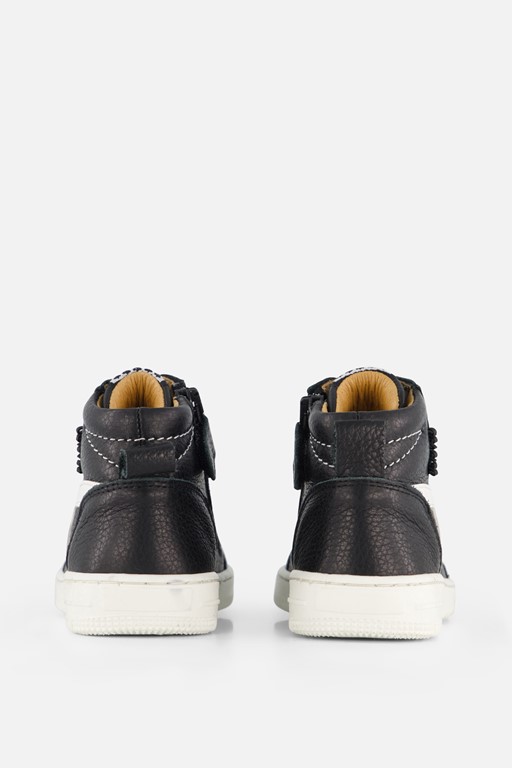 Develab Mid Cut Sneakers zwart Leer
