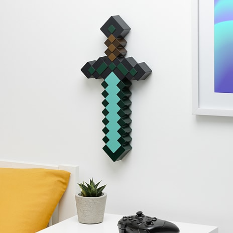 Minecraft Diamond sværd lampe - grøn