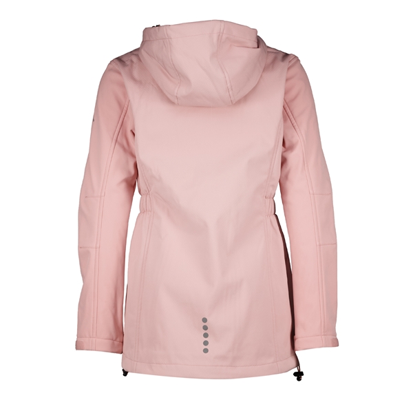 Mountain Peak kinder softshell parka jas lichtroze