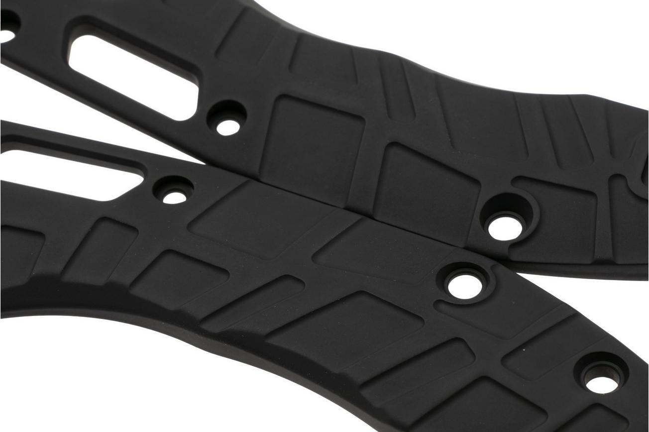 Lex Custom Microtech Stitch Scales V2 MS2TH190, Black Titanium, handgreepschalen