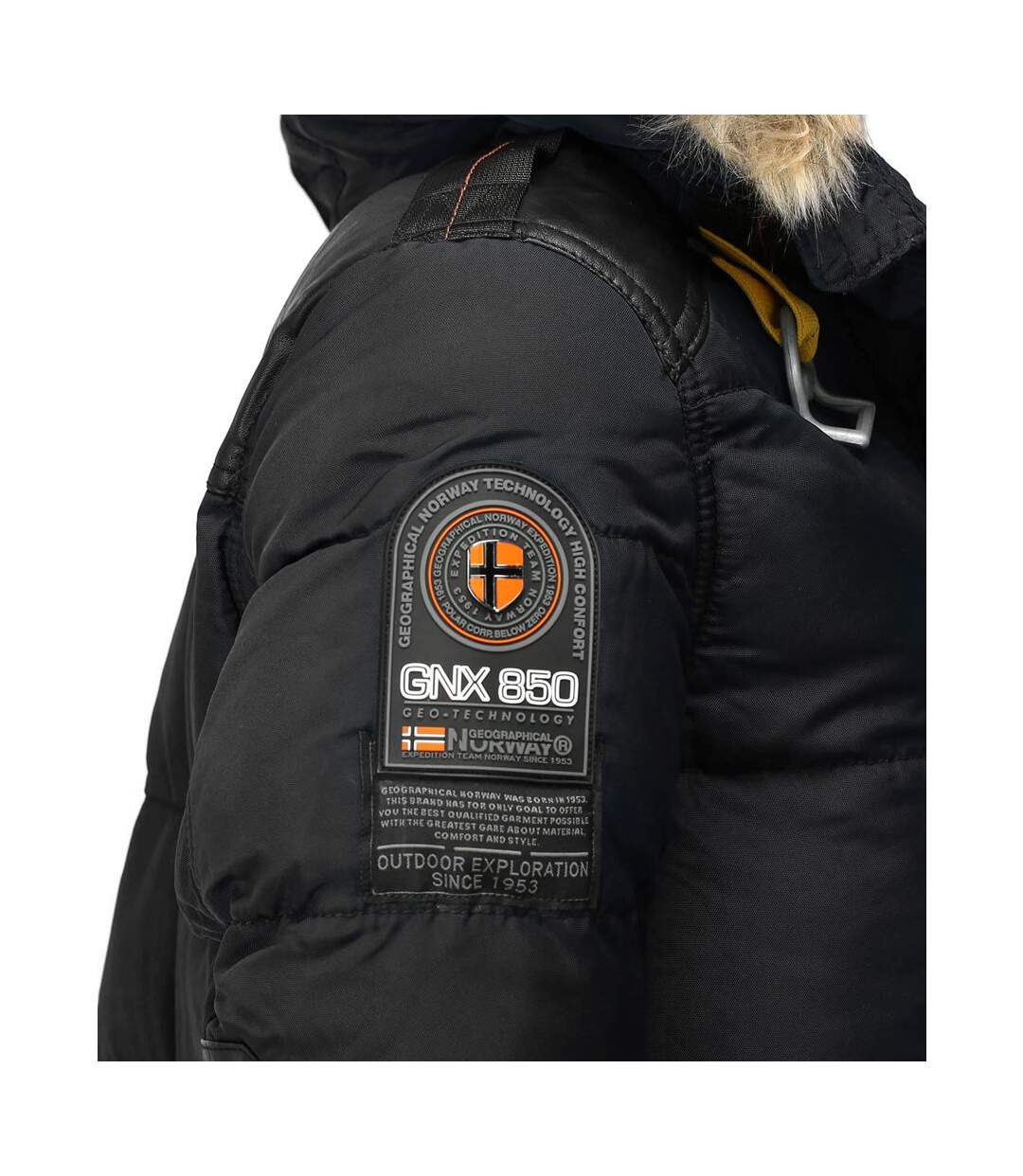 Parka capuche Geographical Norway Parka Bussel noir