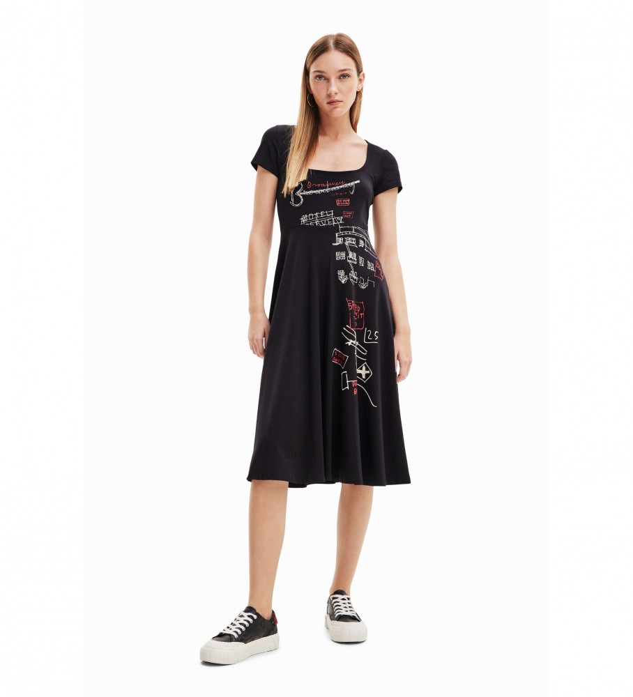 Vestido preto Desigual Broadway Road