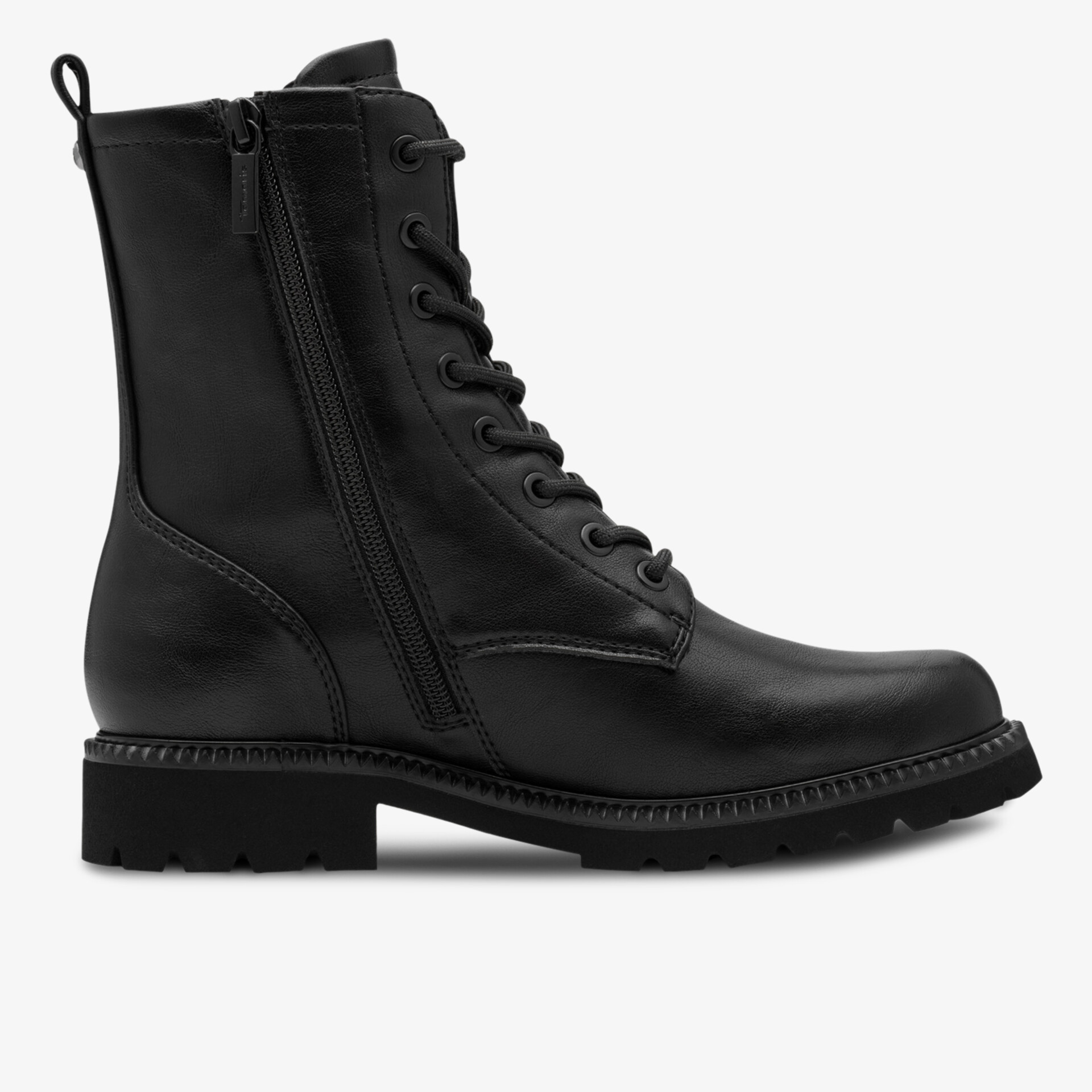 Tamaris Damen Schnürstiefeletten schwarz
