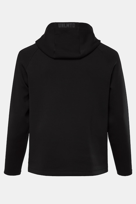 JAY-PI Sweat-Troyer, Fitness, Kapuze, Zippkragen, bis 7 XL