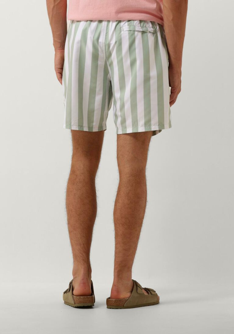 SHIWI groene shiwi  men swimshort broad stripe