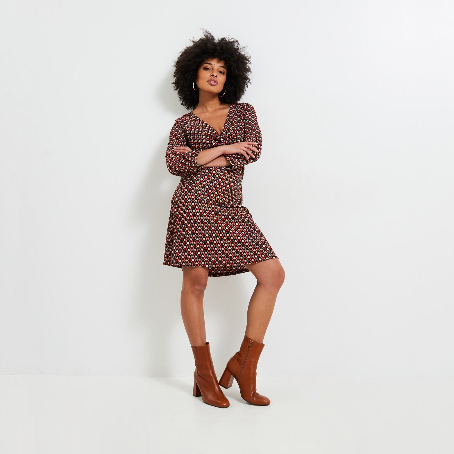 Robe imprimée femme