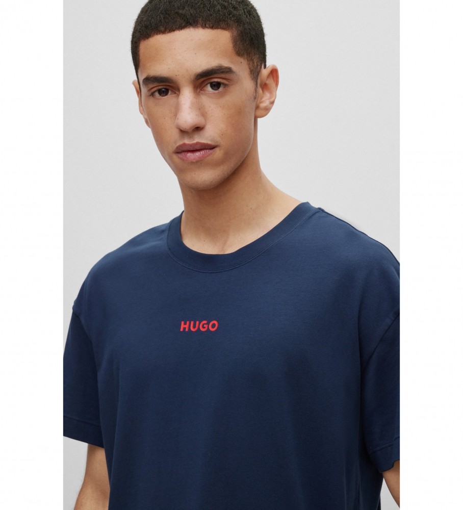 Camiseta HUGO Linked Navy