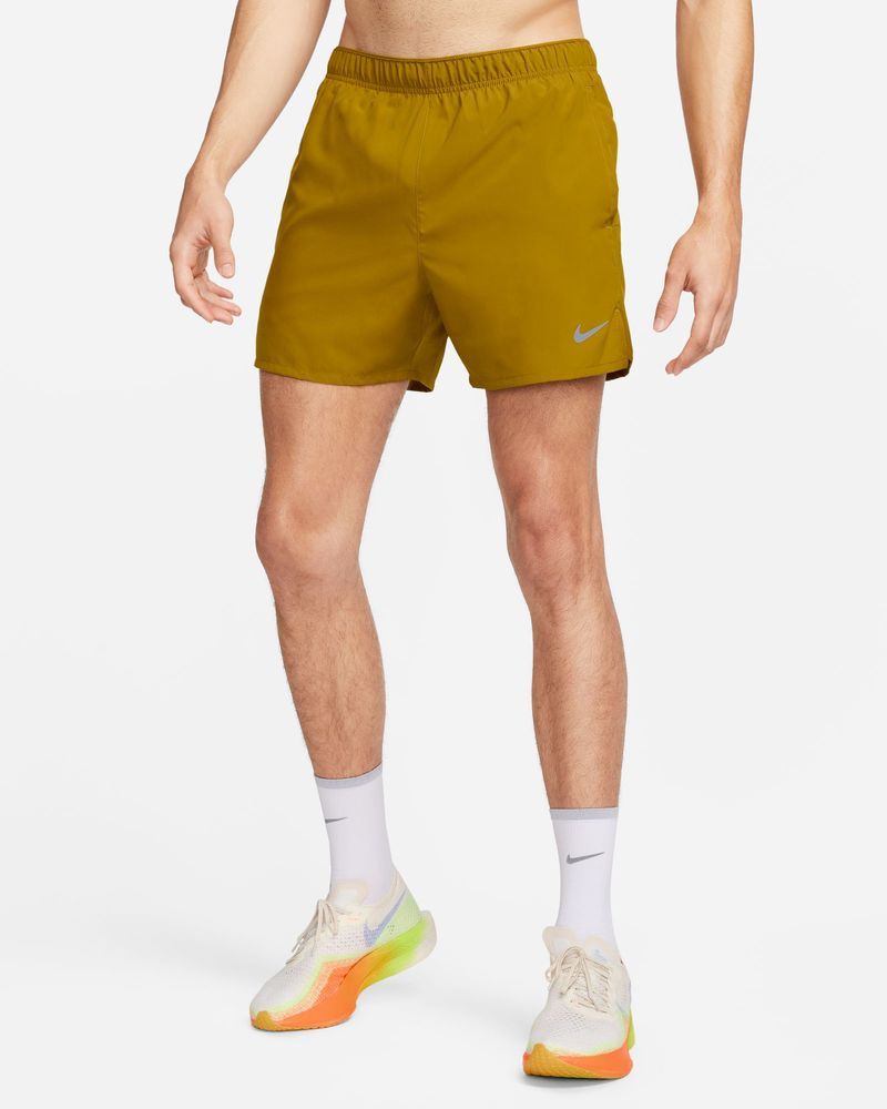 Short de running Nike Challenger Or pour homme