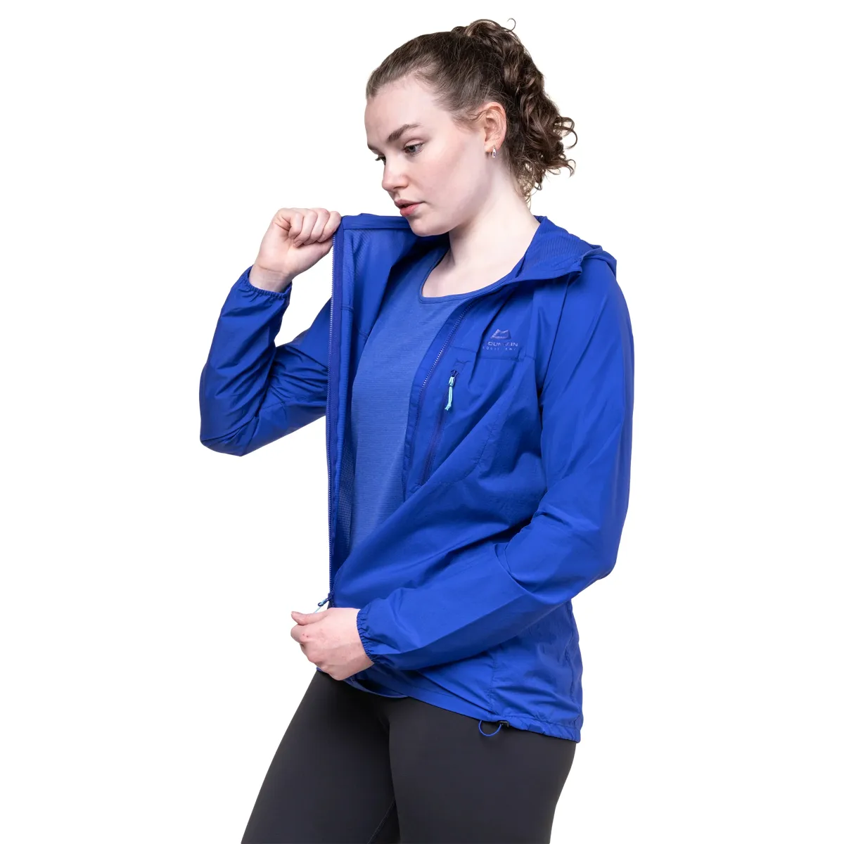 Mountain Equipment Aerofoil Hooded Wmns Jacket Blue Nights