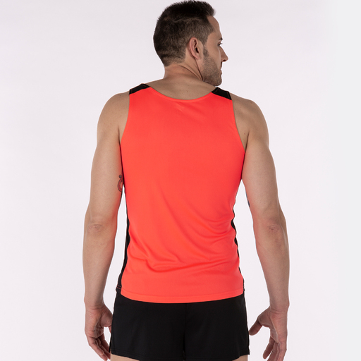 Regata Joma Record II Coral Fluor Preta