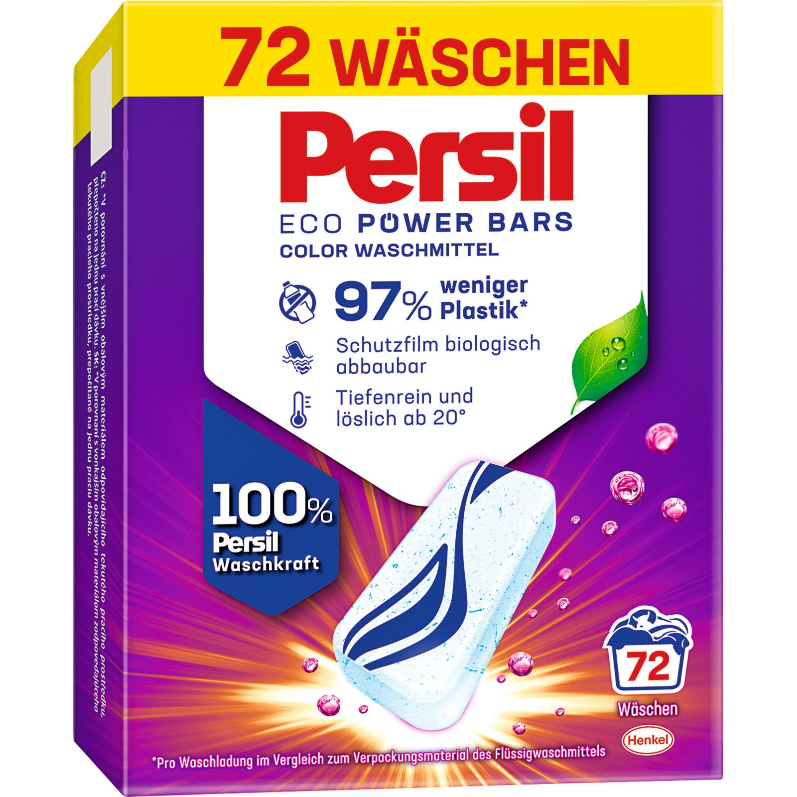Persil Eco Power Bars Color 72 Waschgänge