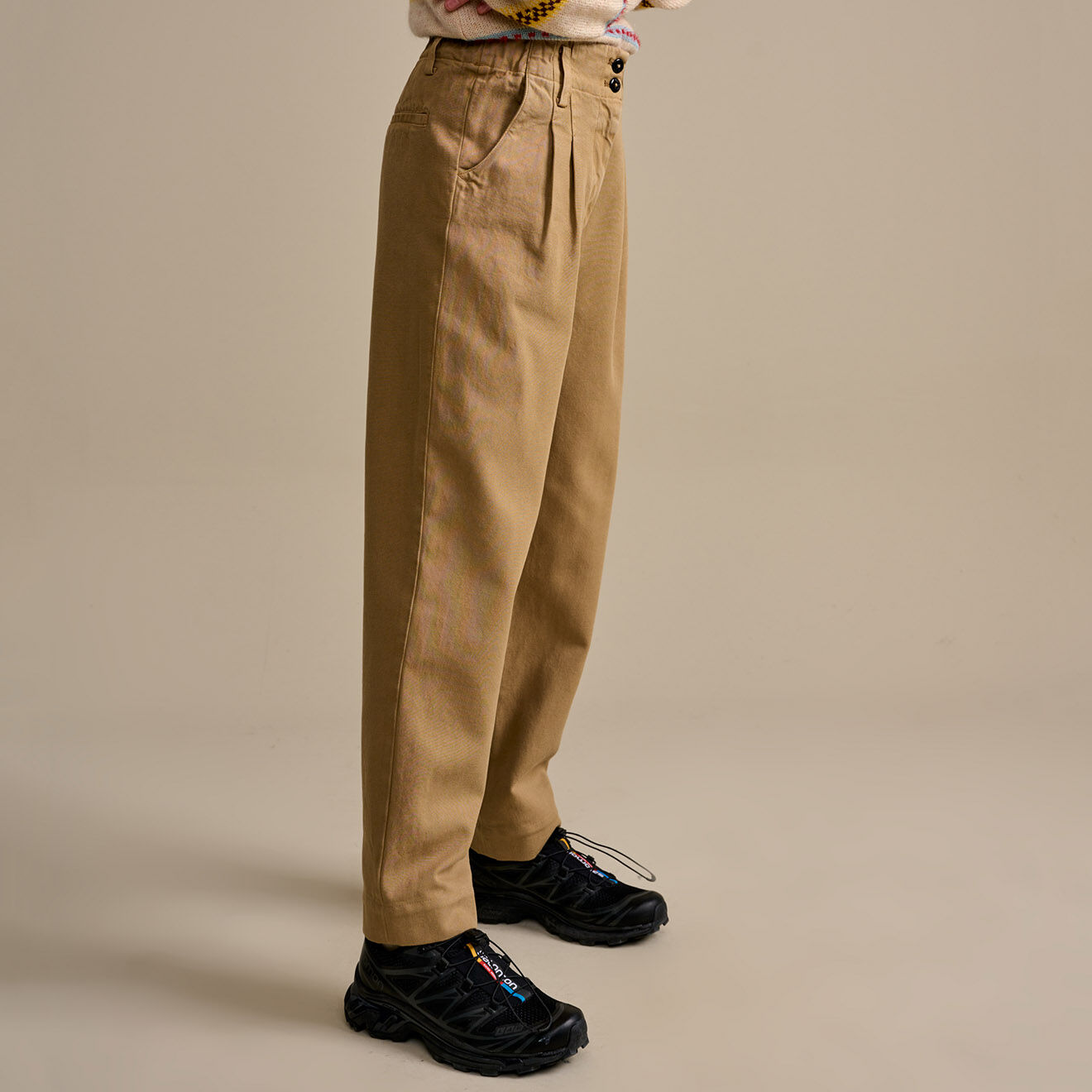Bellerose Pantalon Vicky beige foncé