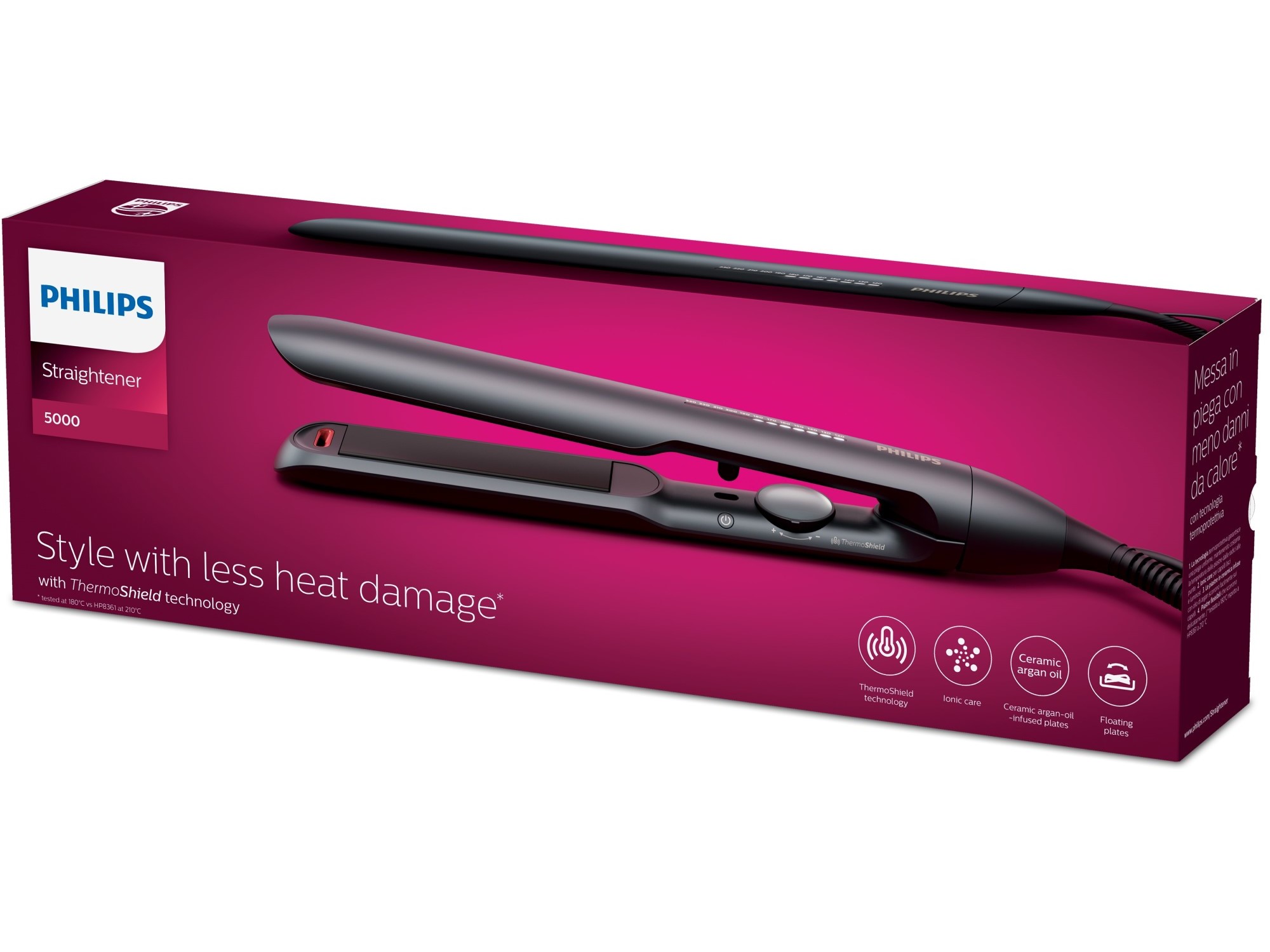 ALISADOR DE CABELO PHILIPS BHS510/00 PRETO 230ºC