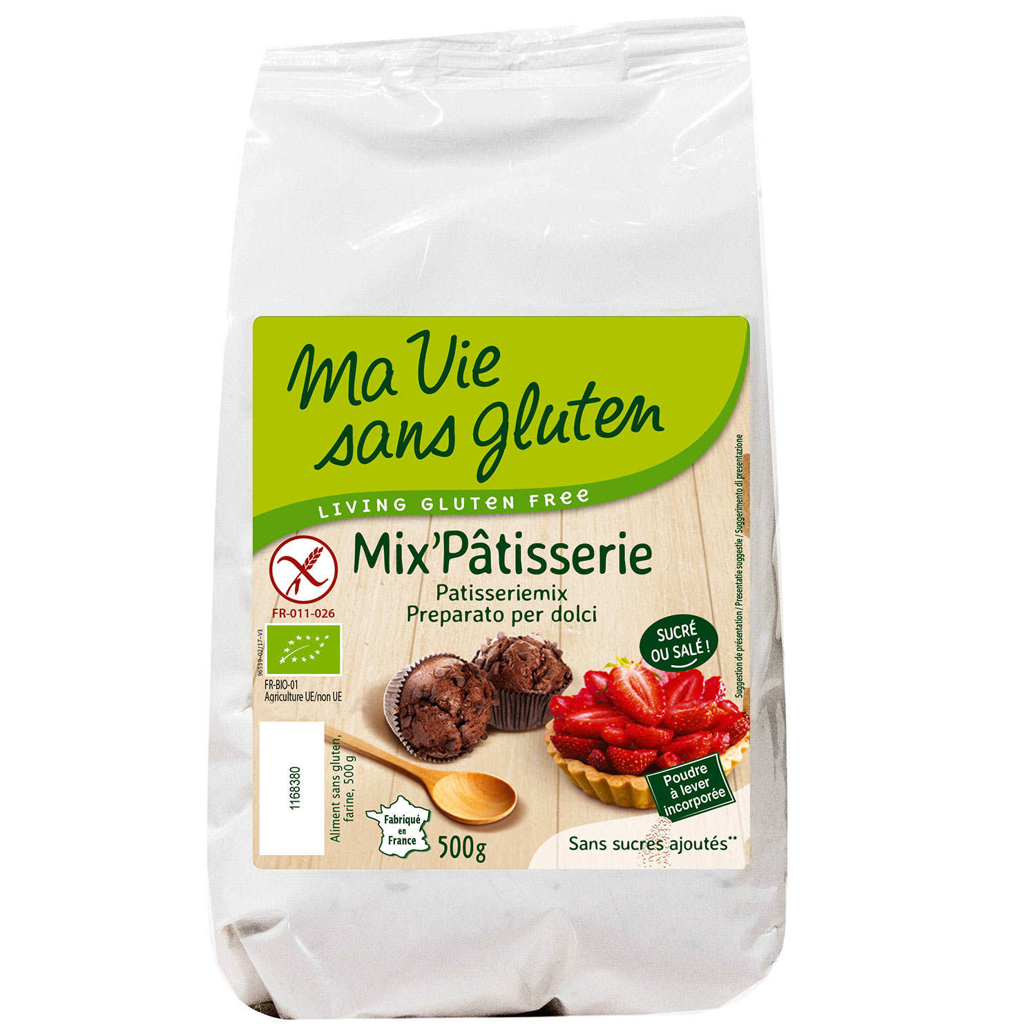 Mix'pâtisserie bio - mix sans gluten pour pâtisserie