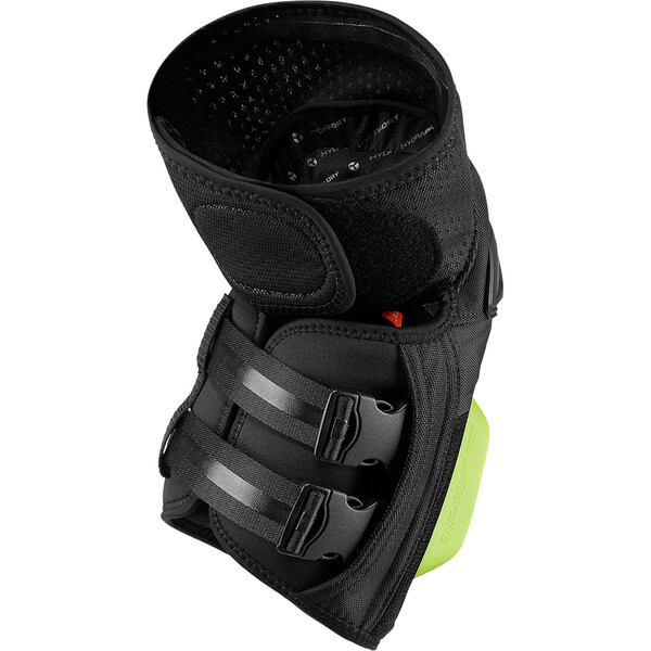 Icon - Genouillères Cloverleaf2™ Noir / Jaune fluo