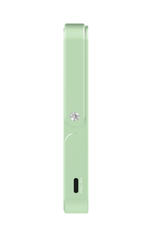 (15W) 10000mAh Change 'n' Go Magnetische MagSafe Powerbank USB C PD Ladegerät   Standfuss (32259) - Grün