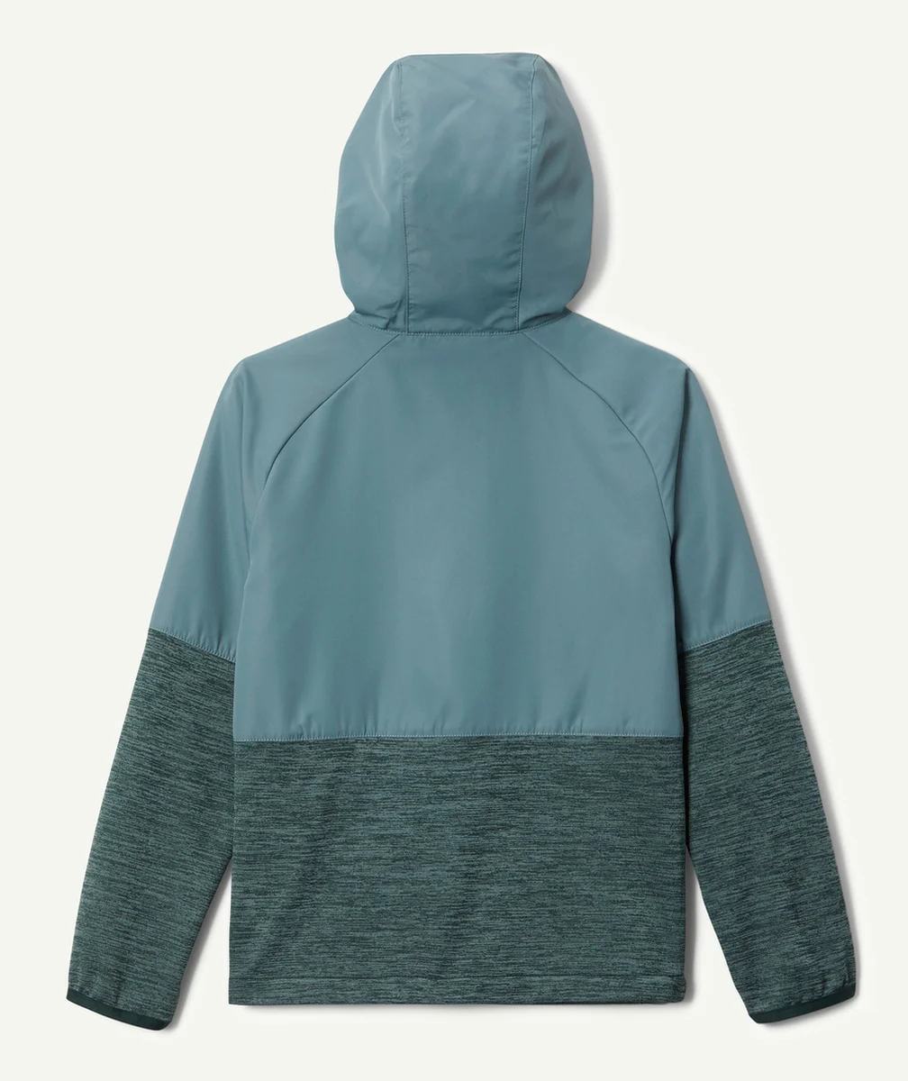 COLUMBIAVESTE GARÇON OUT-SHIELD DRY POLAIRE VERTE AVEC ZIP