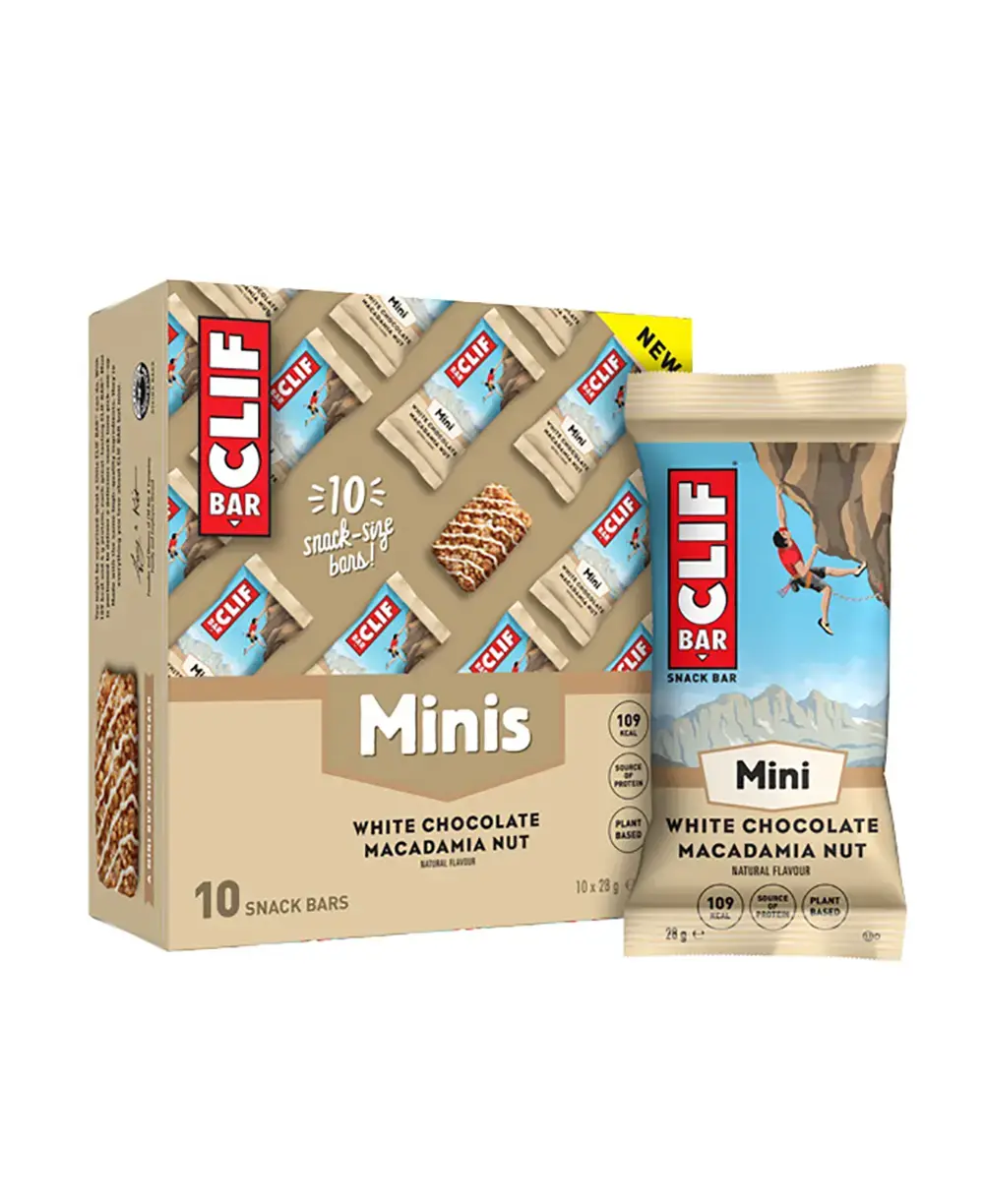 Clif Mini White Chocolate Macadamia Nut (10 stuks)
