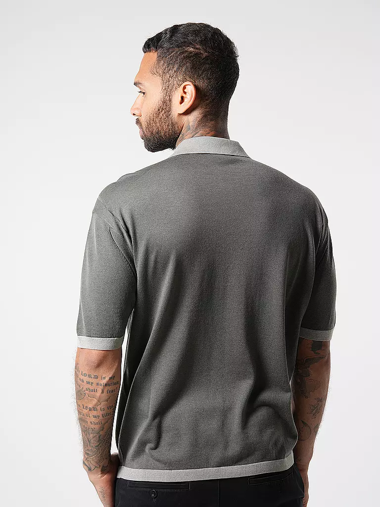 EMPORIO ARMANI Poloshirt grau