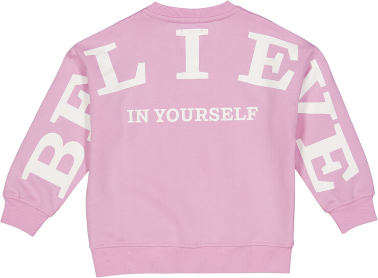 Müsli by Green Cotton Olsen kids believe sweatshirt Bonbon