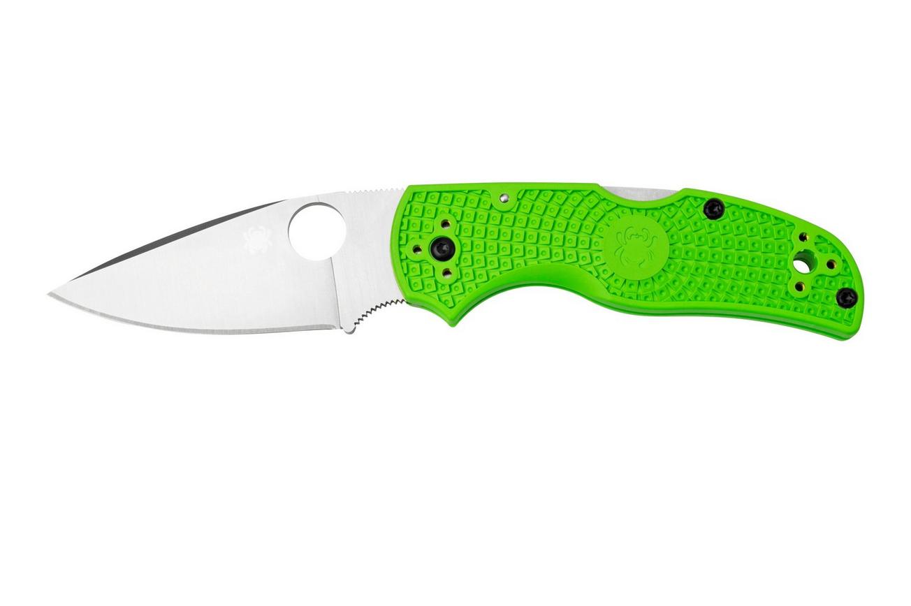 Spyderco Native 5 Salt, Green FRN, LC200N, C41PGR5 zakmes