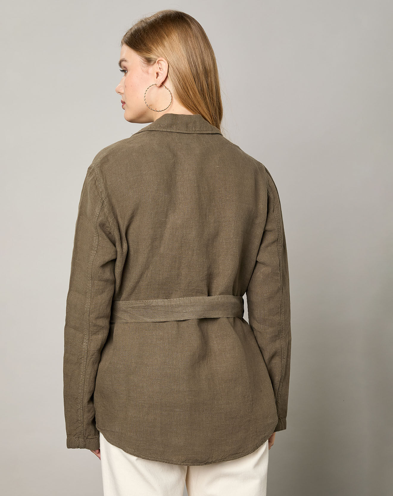 Hartford Veste 100% Lin Valentine army