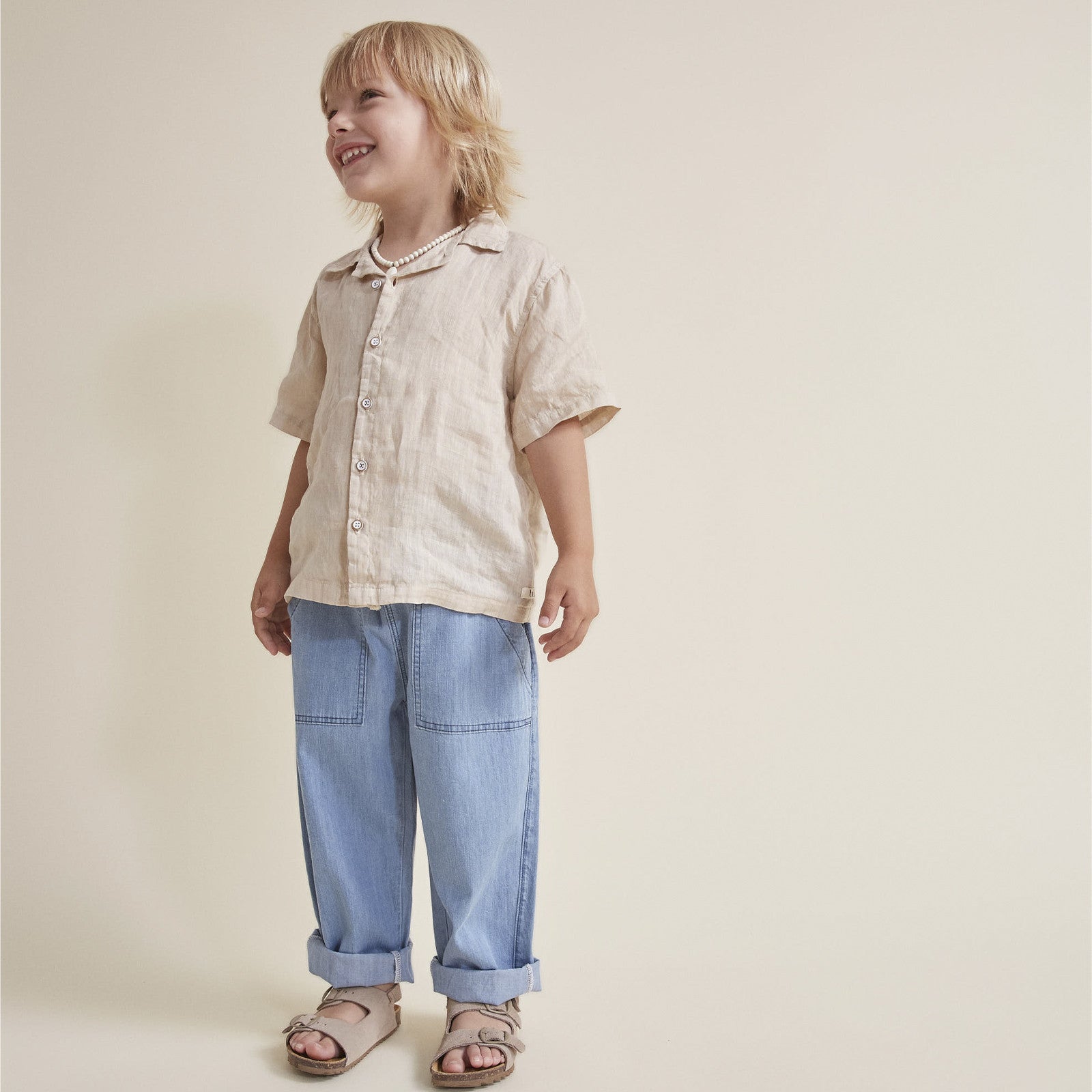 Hemd Linen Sand