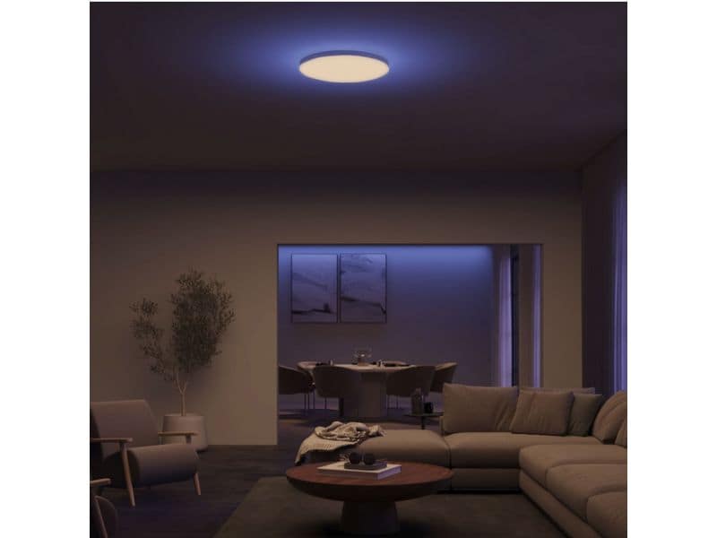 Philips Hue Deckenleuchte White & Color Ambiance Datura Ø 3 Smartes Deckenpaneel mit Hintergrundbeleuchtung