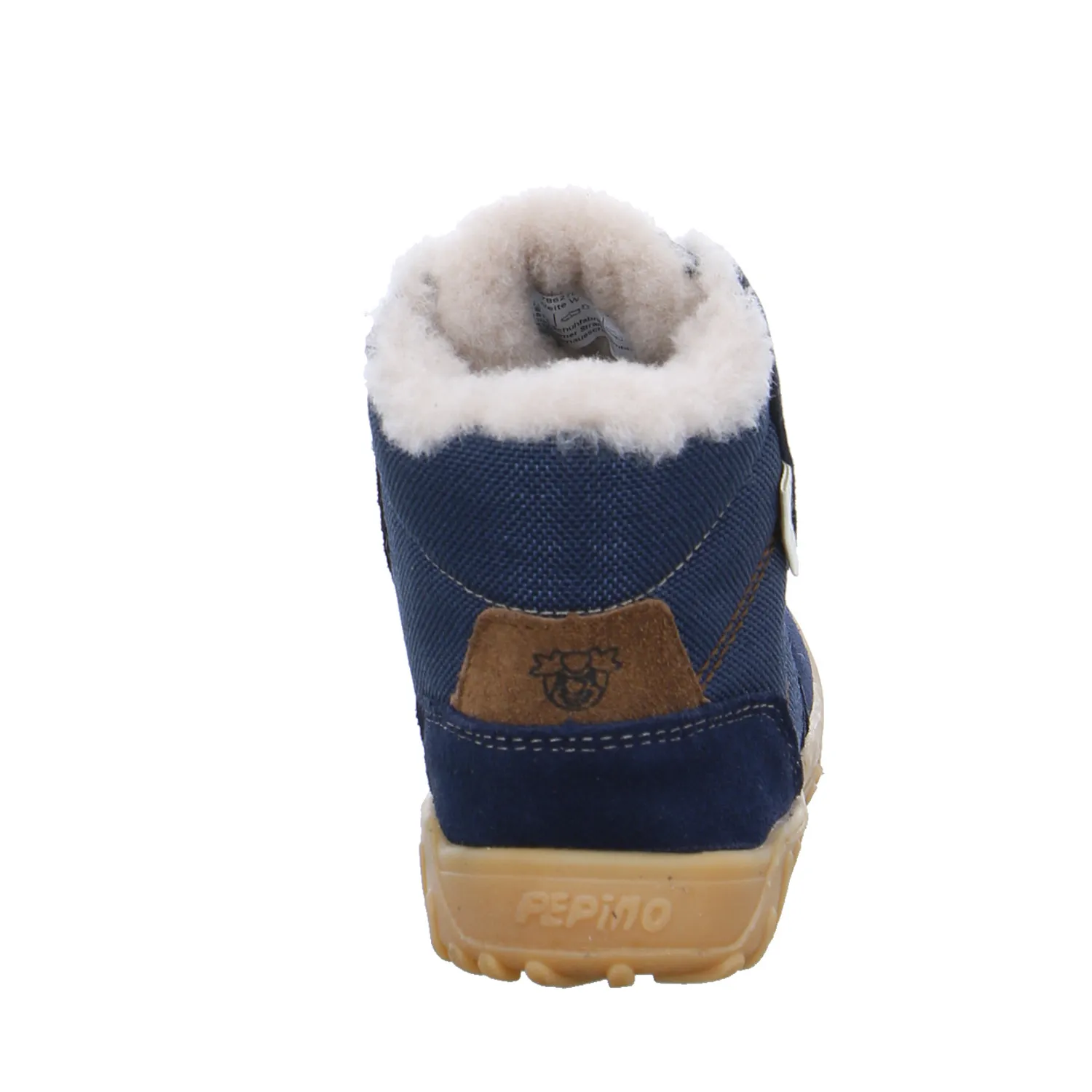 PEPINO Kleinkinder-Winter-Bottine Dunkelblau Leder  Bottine