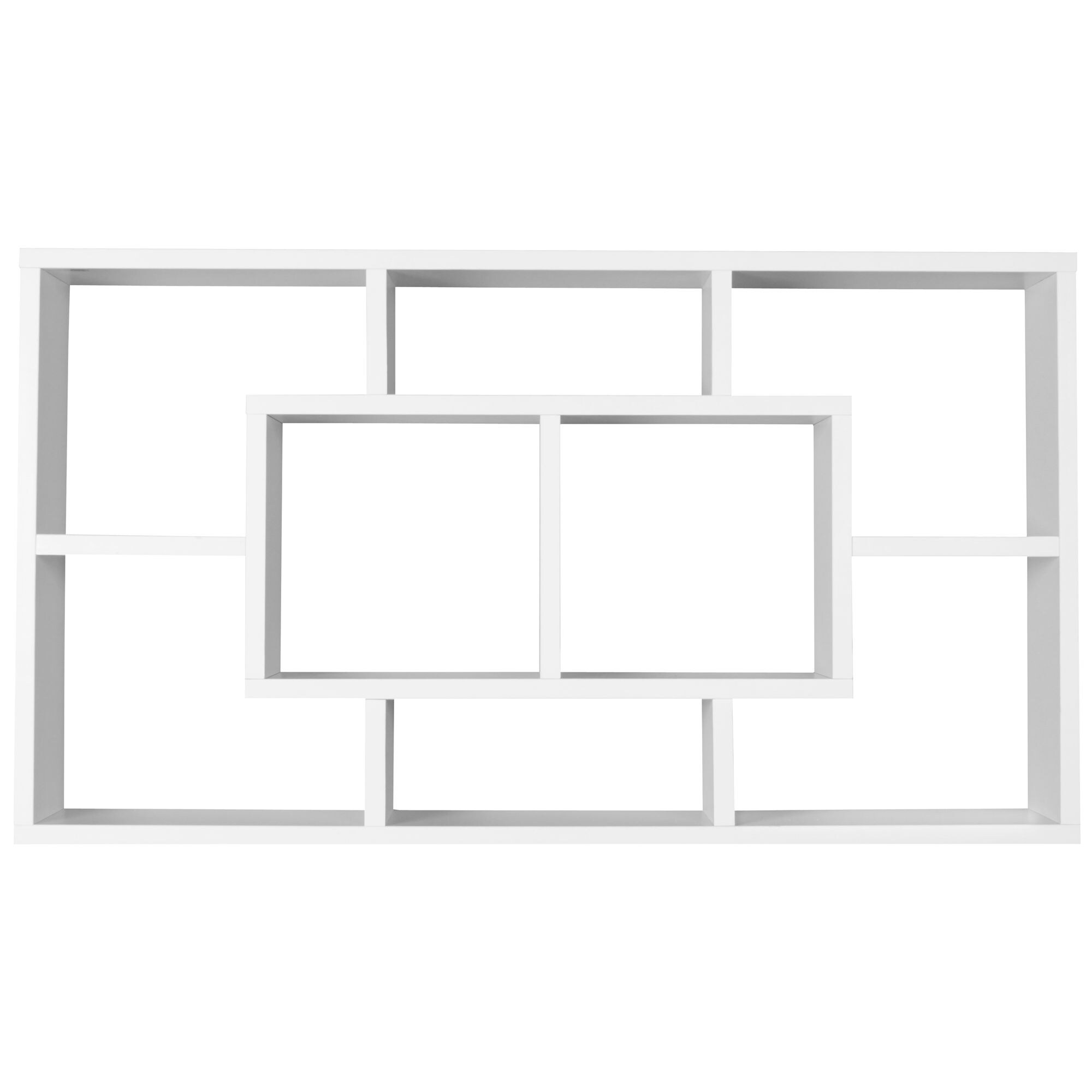 KADIMA DESIGN Wandregal RUR: Modernes Design, MDF, 85x47.5x16 cm, melaminharzbeschichtet