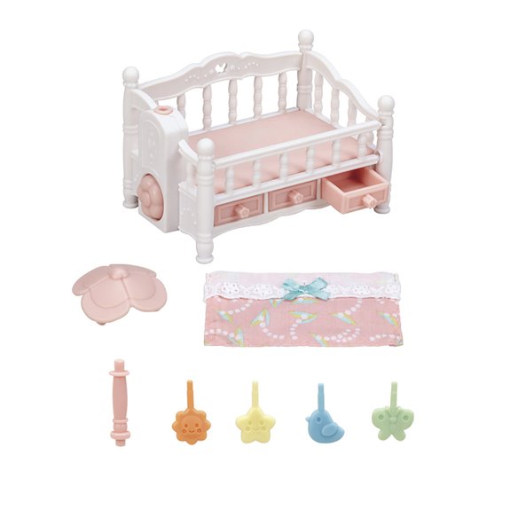 Le lit de bébé et mobile - Sylvanian Families 5534