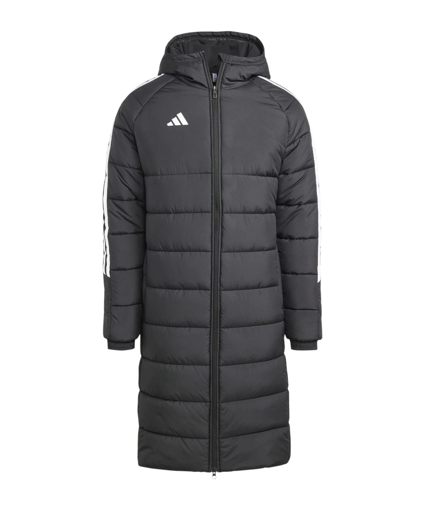 adidas Tiro 24 Long Coachjacke Schwarz Weiss