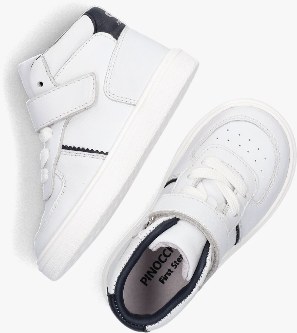 PINOCCHIO witte pinocchio hoge sneaker f1039