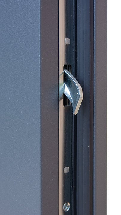 Porte d'entrée FORTIA acier Kribi 96 x h.218 cm poussant droit