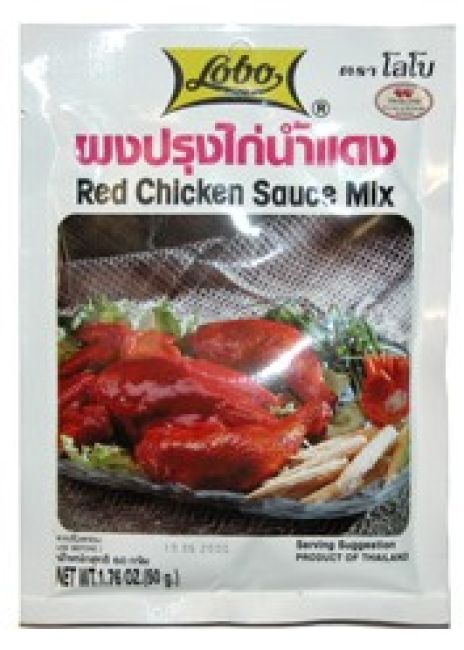 Lobo Rode Kip Saus Mix 50g