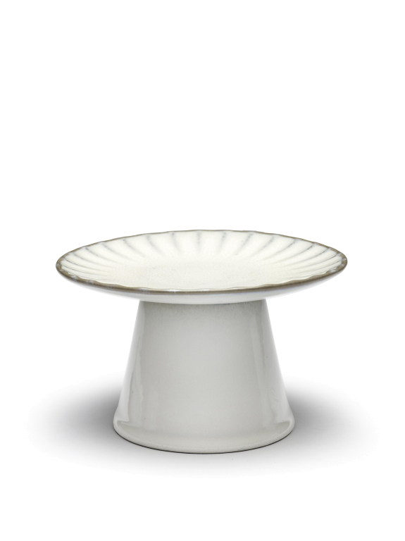 Serax Inku by Sergio Herman taartplateau small Ø15 zwart