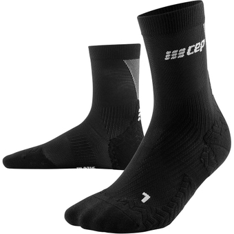Testival Neuware CEP Ultralight Mid Cut Socken Black / Grey Damen