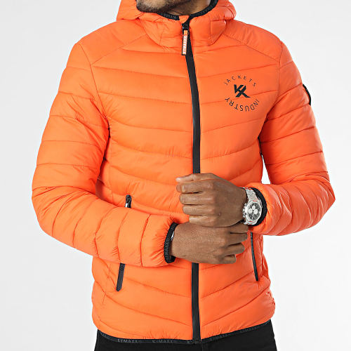 Doudoune Capuche Orange