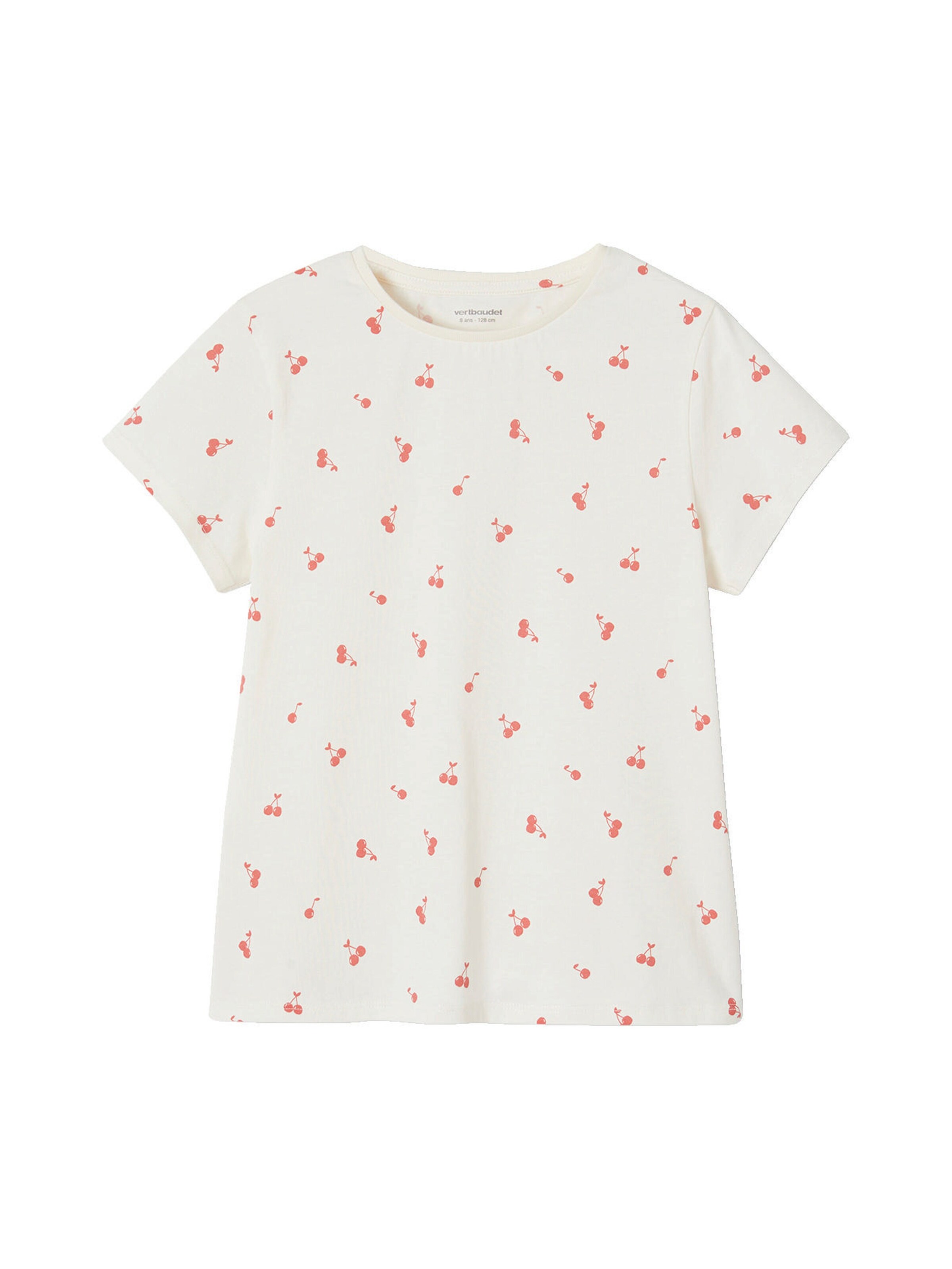 Vertbaudet 3er-Pack Mädchen T-Shirts, Glanzdetails BASIC marine