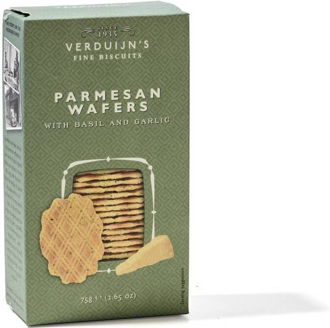 Verduijn’s Fine Biscuits parmezaanwafels 75 gr