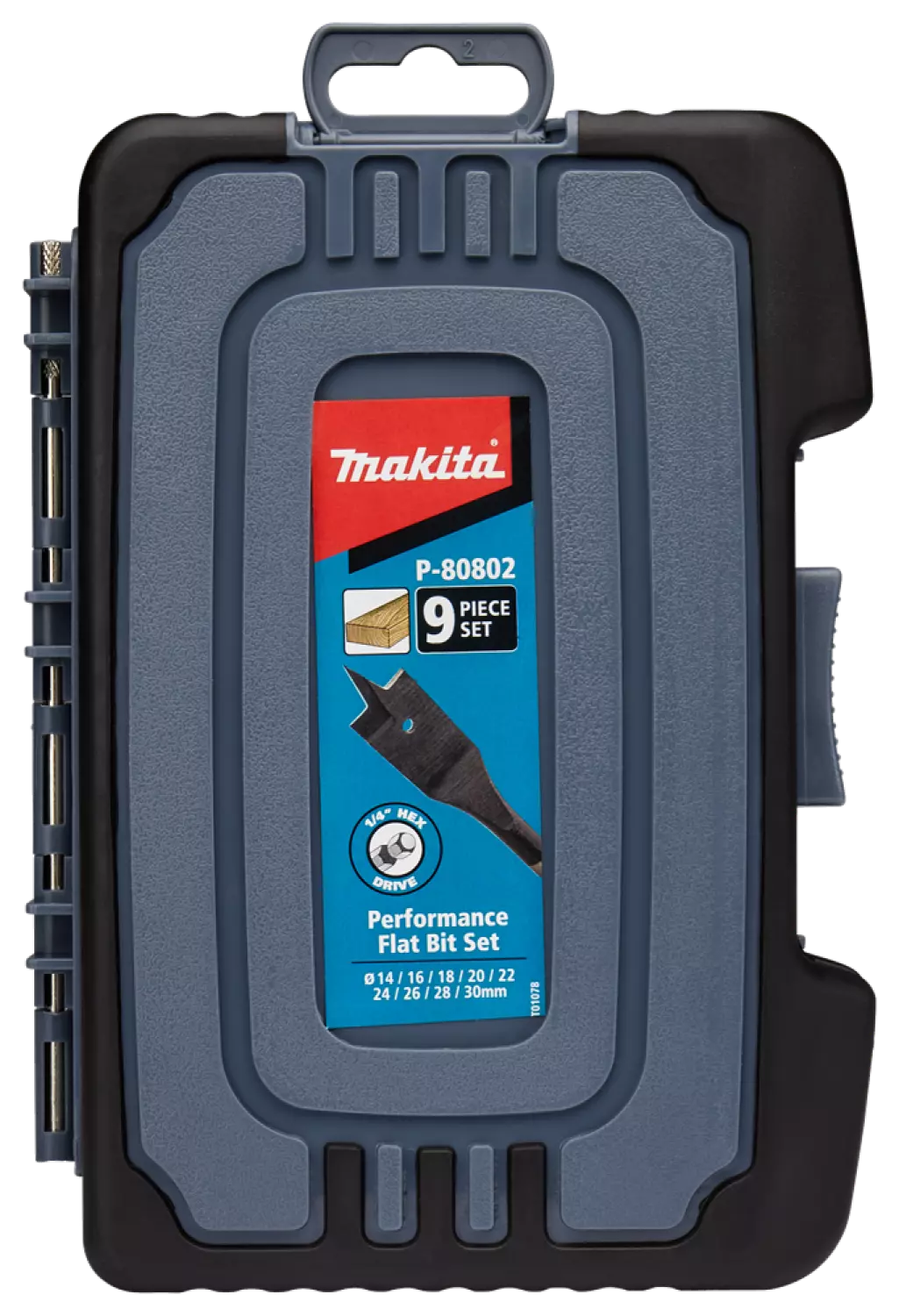Makita P-80802 Speedborenset 9-delig 1/4