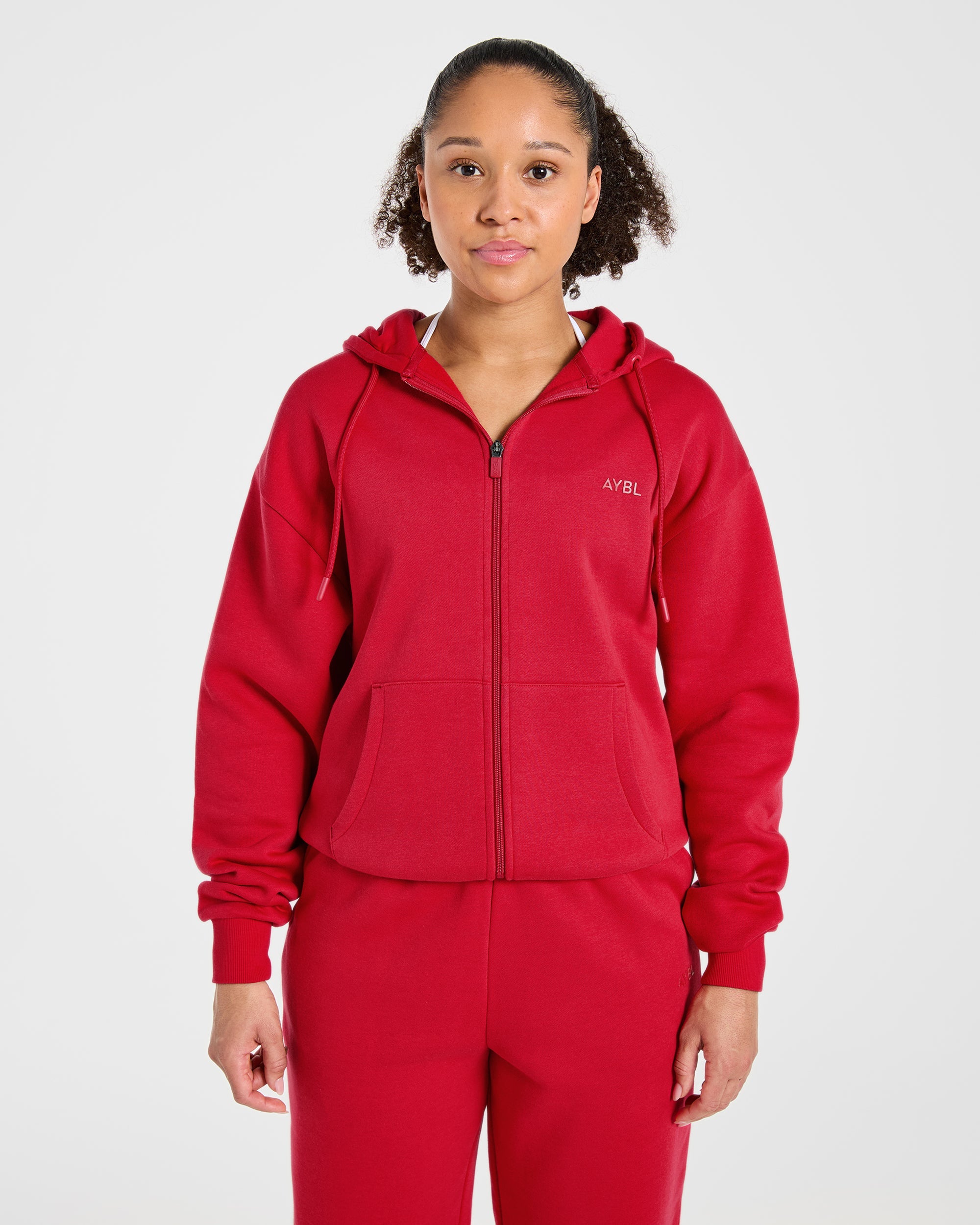Lifestyle Oversized Zip Up Hoodie