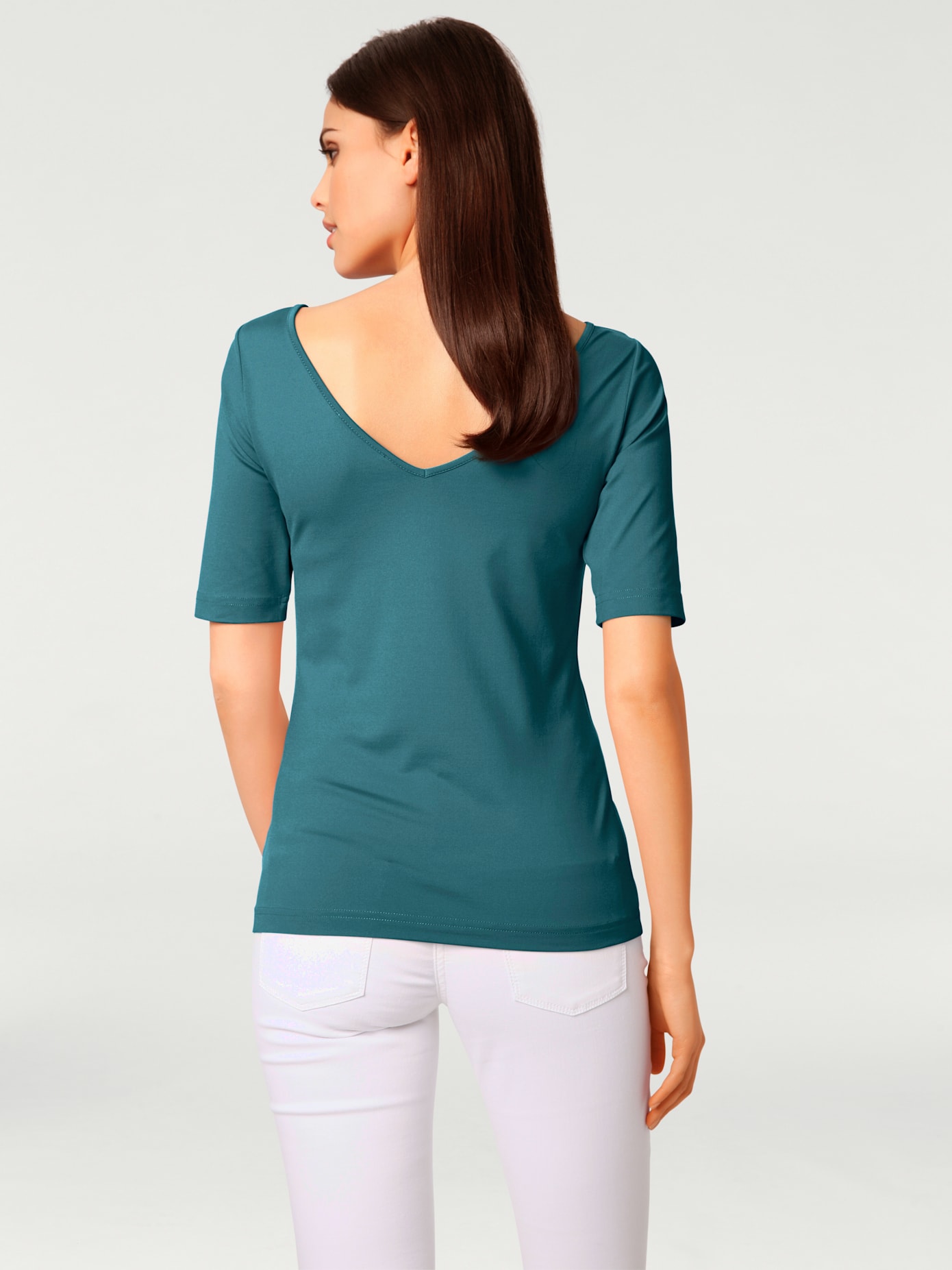 T-shirt encolure en u superbe, à porter seul ou associé