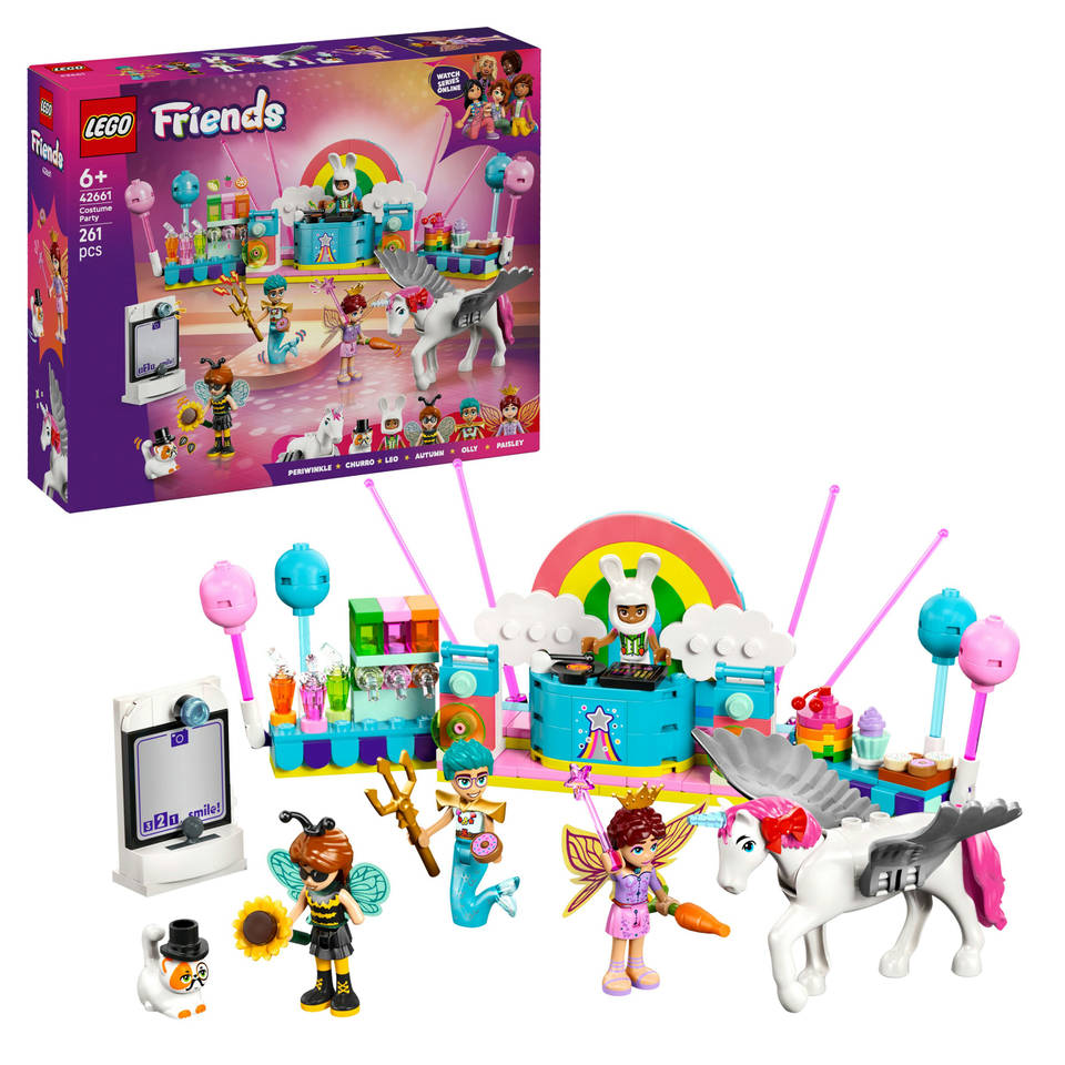 LEGO Friends verkleedfeestje met eenhoorn en fee 42661